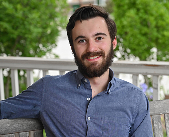 First-year Chemical Engineering Ph.D. student, Dominic Casalnuovo