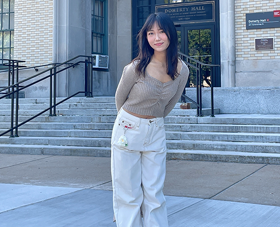 Student spotlight story about Yunfei Niu
